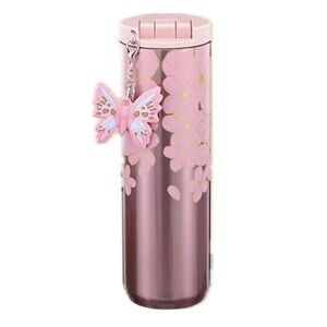 Starbucks 2025 Cherry Blossom 16 oz Tumbler Sakura Pink